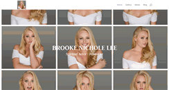 Desktop Screenshot of brookenicholelee.com