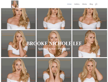 Tablet Screenshot of brookenicholelee.com